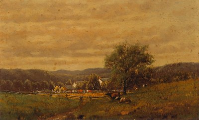 Lot 19 - John Clinton Ogilvie American, 1838-1900 Cows...