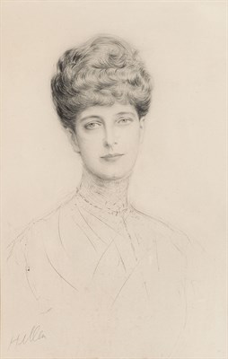 Lot 108 - Paul César Helleu (1859-1927) [PORTRAIT OF A...