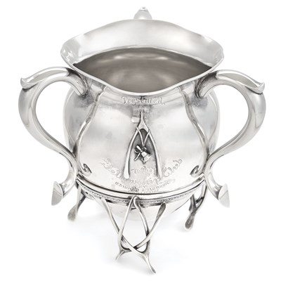 Lot 384 - Gorham Sterling Silver Three-Handled Loving...