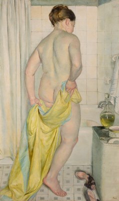 Lot 2114 - John Koch American, 1909-1978 Woman Bathing...