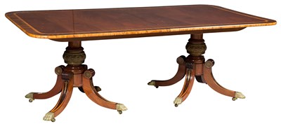 Lot 320 - Regency Style Mahogany and Rosewood...