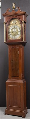 Lot 454 - Mahogany Tall Case Clock The works signed...