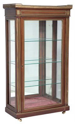Lot 100 - Louis XVI Style Brass-Mounted Mahogany...