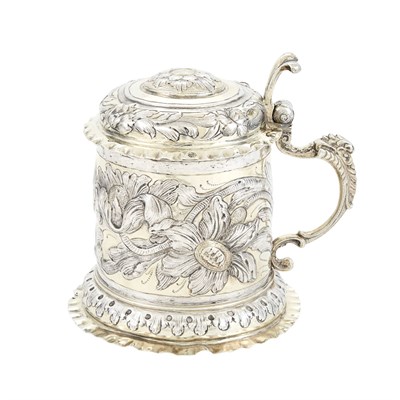 Lot 301 - German Parcel Gilt Silver Tankard Breslau,...