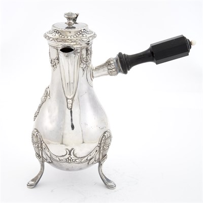 Lot 311 - French Silver Coffee Pot Paris, 1798-1809,...