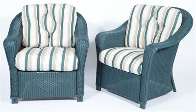 Lot 157 - Suite of Painted Wicker and Metal Furniture...