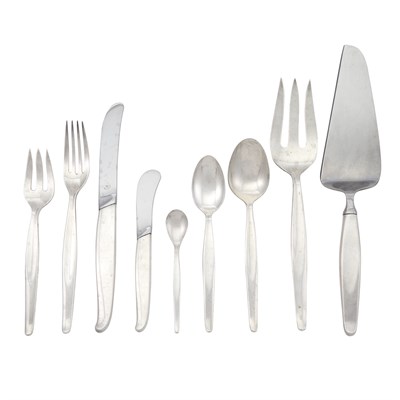 Lot 183 - Towle Sterling Silver Flatware Contour Pattern...