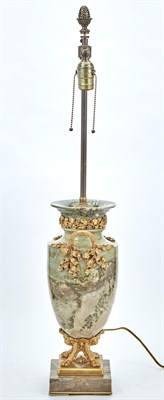 Lot 226 - Louis XVI Style Gilt-Bronze Mounted Green...
