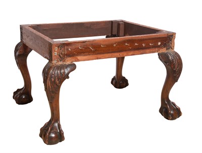 Lot 99 - George II Style Mahogany Stool Frame Lacking...
