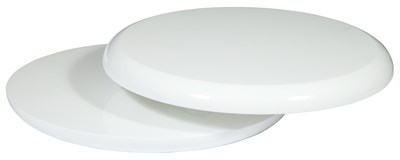 Lot 351 - Contemporary White Lacquered Swivel-Top...