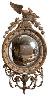 Lot 137 - George IV Giltwood and Composition Convex...