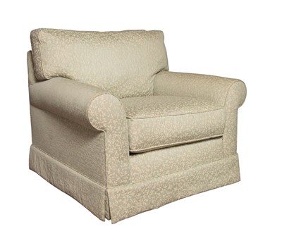 Lot 245 - Upholstered Club Chair Height 30 inches, width...