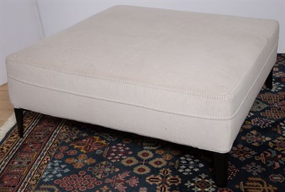 Lot 246 - Contemporary Felt Upholstered Ottoman Height...