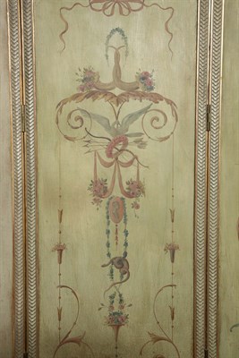 Lot 253 - Neoclassical Style Painted and Parcel-Gilt...