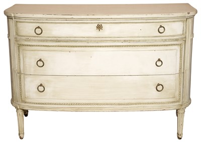 Lot 257 - Louis XVI Style Painted Commode Height 33...