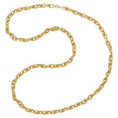 Lot 171 - Long Gold Chain Necklace