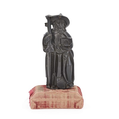 Lot 526 - Spanish Carved Jet Figure of St. James the...