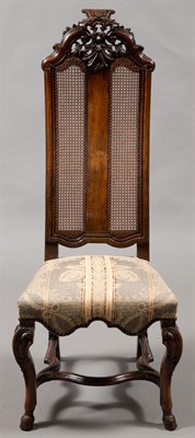 Lot 349 - Pair of William III Walnut Side Chairs Circa...