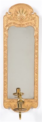 Lot 358 - Pair of George I Style Gilt-Gesso Girandoles...