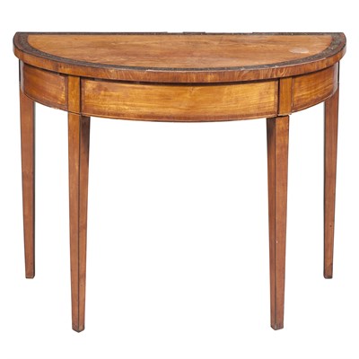 Lot 454 - George III Inlaid Satinwood and...