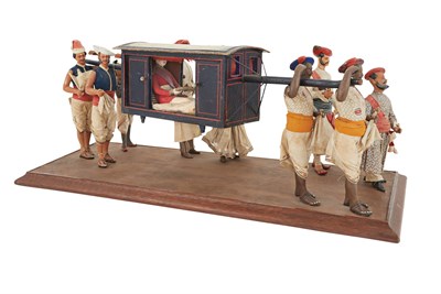 Lot 507 - Anglo-Indian Model of a British Officer in a...
