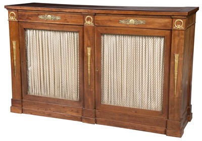 Lot 209 - Empire Gilt-Metal-Mounted Mahogany Cabinet...