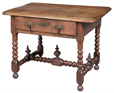 Lot 508 - English Oak and Walnut Side Table Height 26...