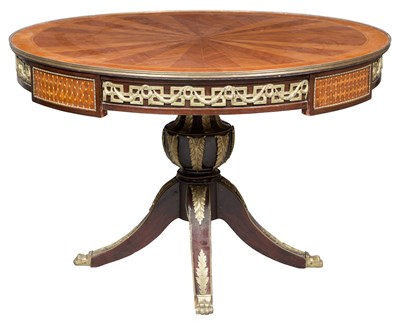Lot 376 - Louis XVI Style Gilt-Metal-Mounted Mahogany...