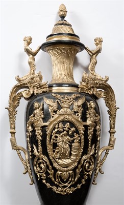 Lot 350 - Pair of Monumental Louis XVI Style Giltwood,...