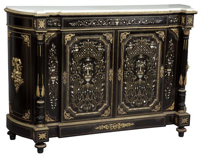 Lot 386 - Napoleon III Gilt-Metal-Mounted,...