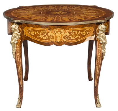 Lot 518 - Louis XV Style Gilt-Metal Mounted Kingwood and...