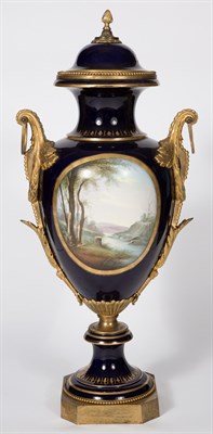 Lot 407 - Monumental Sèvres Style Gilt-Metal Mounted...