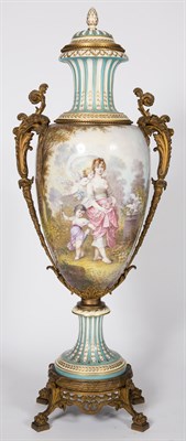 Lot 448 - Monumental Sèvres Style Gilt-Bronze Mounted...