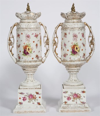 Lot 205 - Pair of Continental Gilt-Metal Mounted Gilt...