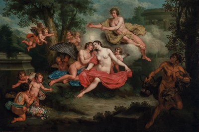 Lot 22 - Flemish School 18th/19th Century Cupid and...
