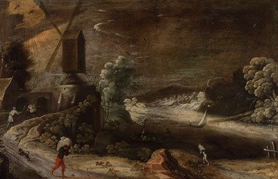 Lot 3 - Dutch School 17th Century River Landscape in...