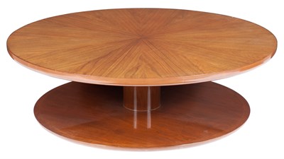 Lot 193 - Mid-Century Style Circular Two-Tier Low Table...