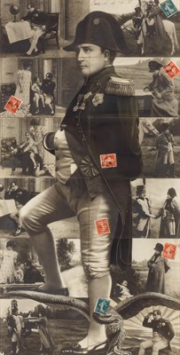 Lot 113 - [PHOTO-COLLAGE] Collage of Napoleon in his...