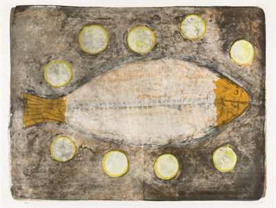 Lot 231 - Rufino Tamayo MEDIO PESCADO (P. 117) Color...