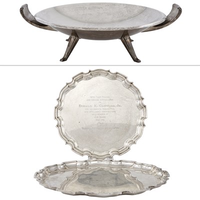 Lot 166 - Three Tiffany & Co. Makers Sterling Silver...