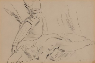 Lot 77 - Jules Pascin French, 1885-1930 Interieur en...