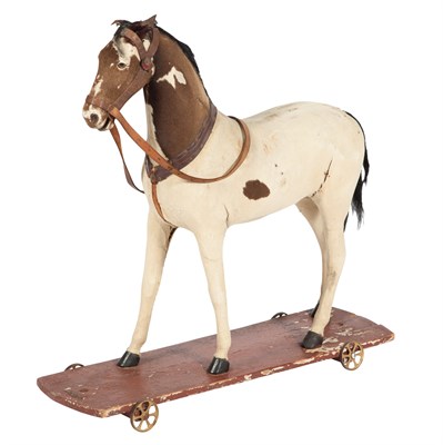 Lot 265 - Child's Pull Horse Height overall 33 1/2...