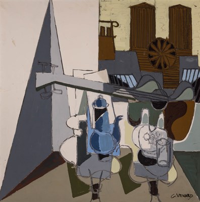Lot 2063 - Claude Venard French, 1913-1999 La Guitare a...