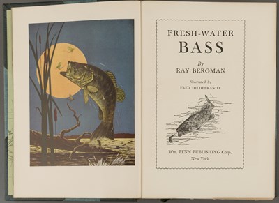 Lot 31 - BERGMAN, RAY Fresh-Water Bass. New York: Wm....