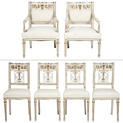 Lot 103 - Continental Gilt, White Painted and...