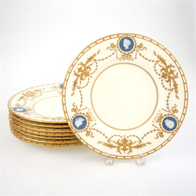 Lot 342 - Set of Eight Mintons for Tiffany & Co....