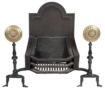 Lot 307 - Elsley Georgian Style Painted Iron and Brass...
