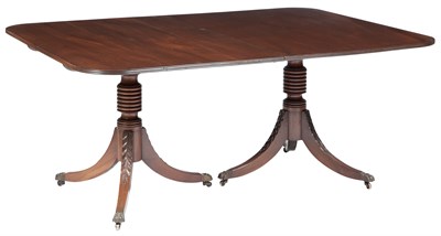Lot 132 - George III Style Mahogany Double-Pedestal...