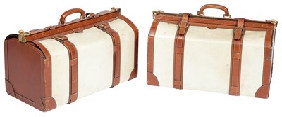 Lot 207 - Two Dinoffer Leather Travel Bags Height 14 1/4...