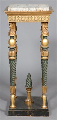 Lot 581 - Swedish Gustavian Gilt-Metal-Mounted Painted...